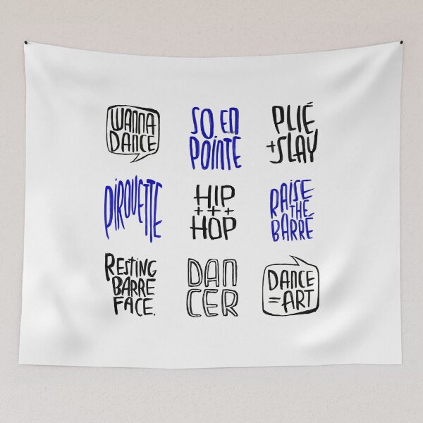 Item preview, Dancer text collection  designed and sold by danceink.
