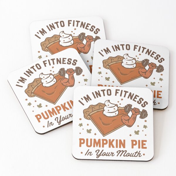 Item preview, I’m Into Fitness Pumpkin Pie In My Mouth T‑Shirt | Funny Thanksgiving Gym Tee | Fall Foodie Workout Pun designed and sold by GAIDREDA.