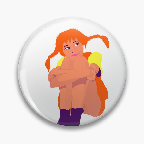 Item preview, Curious Girl with Braided Orange Hair designed and sold by VectOstyle.