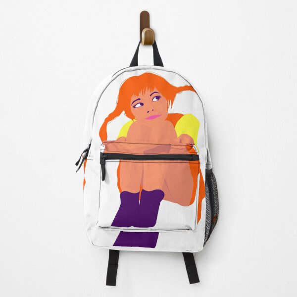 Item preview, Curious Girl with Braided Orange Hair designed and sold by VectOstyle.