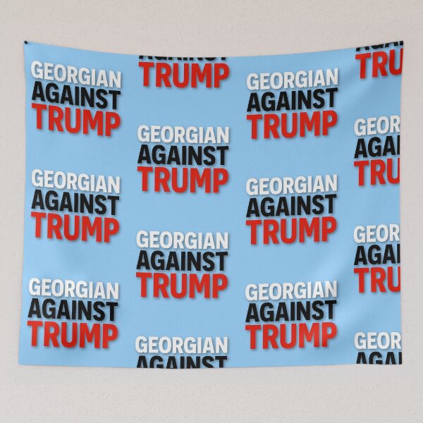 Item preview, Georgian Against Trump designed and sold by Square Peg's.