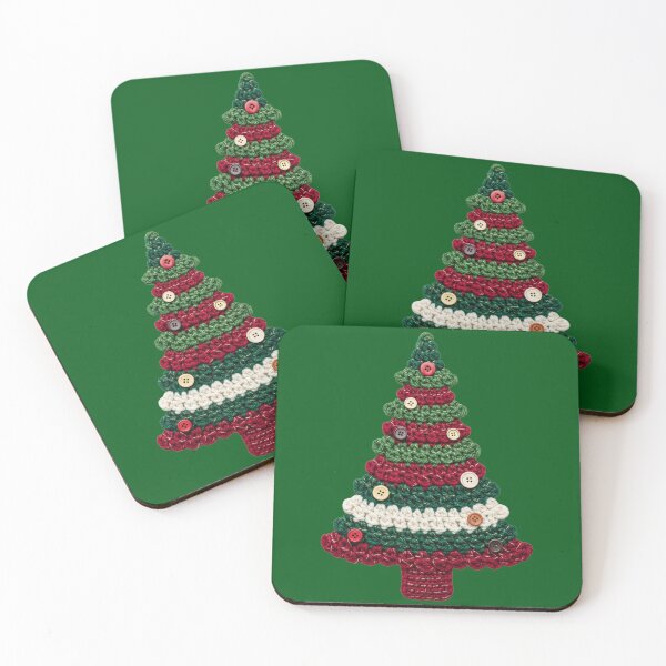 Item preview, Cozy Knit Yarn Christmas Tree | Holiday Crafter & Knitting Lover Gift designed and sold by Design_Your_Day.