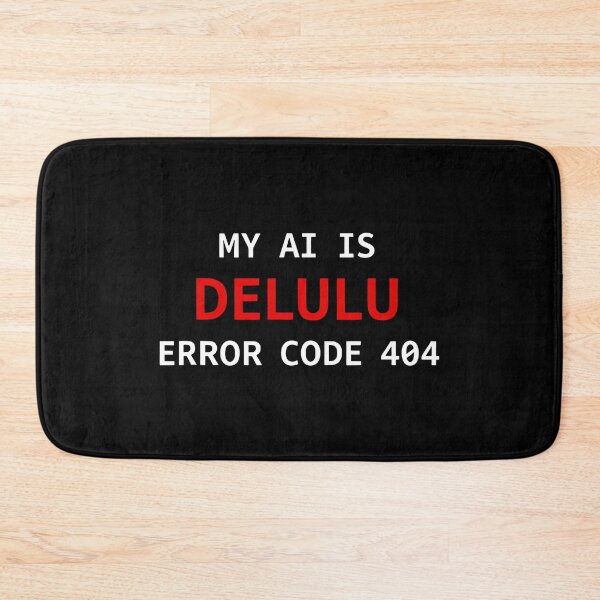 Item preview, My AI Is Delulu Funny ChatGPT Coding designed and sold by SplashTastic.