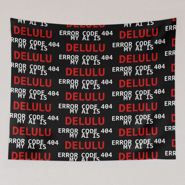 Item preview, My AI Is Delulu Funny ChatGPT Coding designed and sold by SplashTastic.