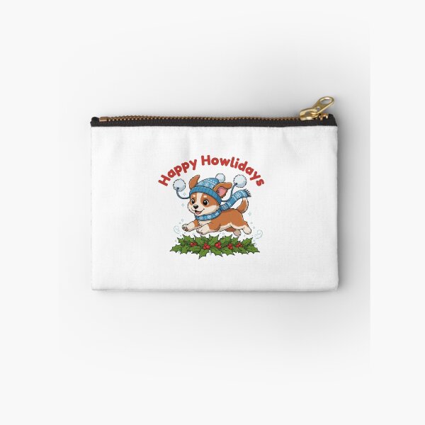 Item preview, Happy Howlidays Africanis – Cute Christmas Dog in Winter Scarf designed and sold by The Real Life Symphony.
