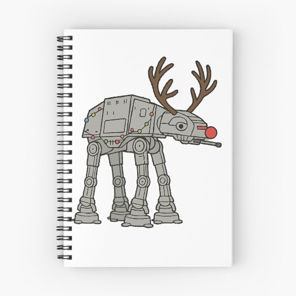 Item preview, Funny Star Wars Christmas Mashup – Rudolph the Red-Nosed AT-AT Walker | Cute Sci-Fi Holiday Gift for Geeks, Nerds & Star Wars Fans designed and sold by BrainBubbleArt.