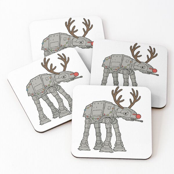 Item preview, Funny Star Wars Christmas Mashup – Rudolph the Red-Nosed AT-AT Walker | Cute Sci-Fi Holiday Gift for Geeks, Nerds & Star Wars Fans designed and sold by BrainBubbleArt.