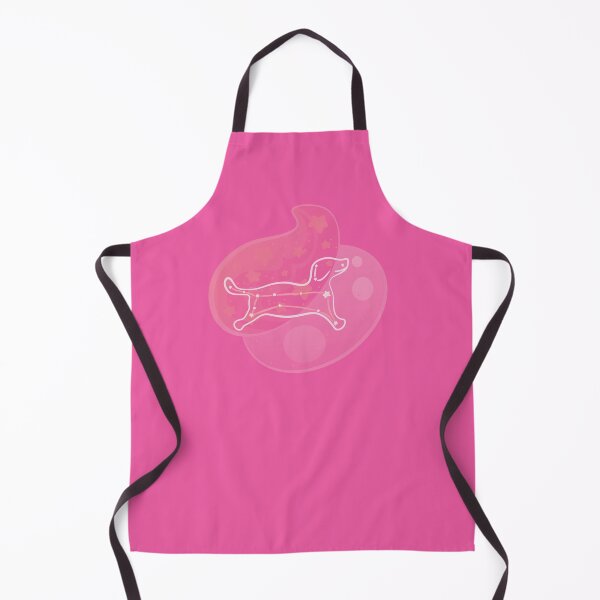 Item preview, Minimalist Puppy Silhouette over Pink designed and sold by Oni Figments.