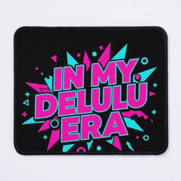 Item preview, In My Delulu Era | Bold Retro Pop Culture Meme | Funny 90s Aesthetic designed and sold by VibeNationArt.