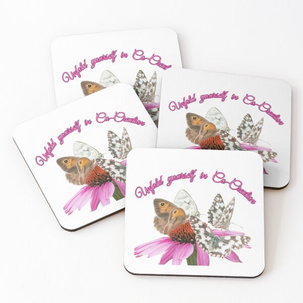 Item preview, Butterflies on Echinacea – Unfold yourself in co-creation | Inspiration & Joy of Life designed and sold by Katja LebenFreude.