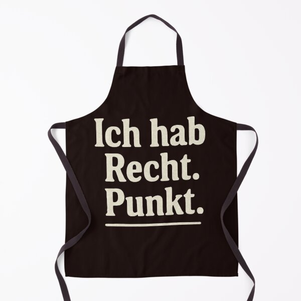 Artikelvorschau, Ich hab Recht. Punkt. | Honest German Quote – Funny Retro Statement entworfen und verkauft von WerkstattWitz.