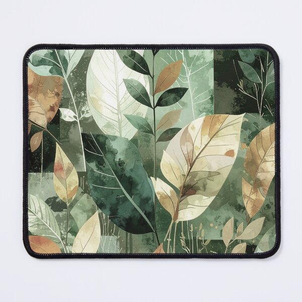 Item preview, Abstract Cubism: Botanical Green designed and sold by J Marielle Designs.