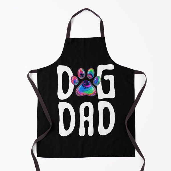 Item preview, DOG DAD PSYCHEDELIC PAW PRINT designed and sold by threadsjam.