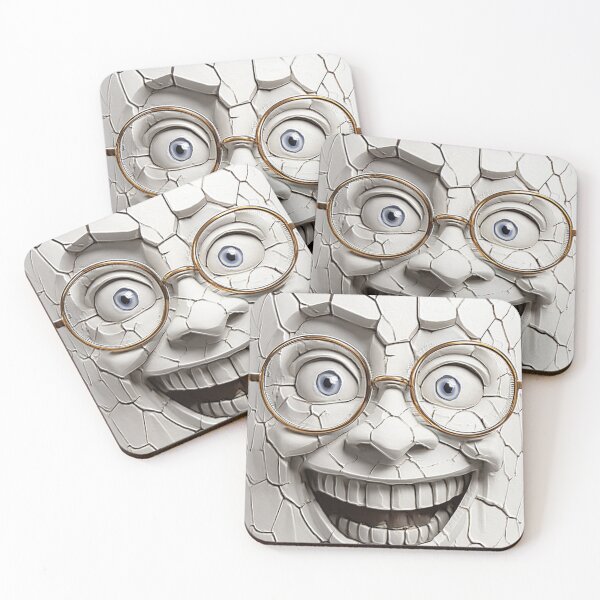 Item preview, stone face designed and sold by GraphicStyleX.