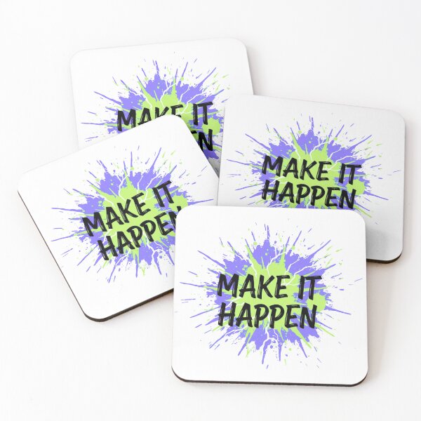 Item preview, Make It Happen – Action Over Excuses designed and sold by MedIA-store.