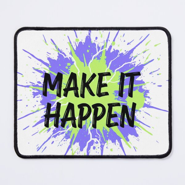 Item preview, Make It Happen – Action Over Excuses designed and sold by MedIA-store.