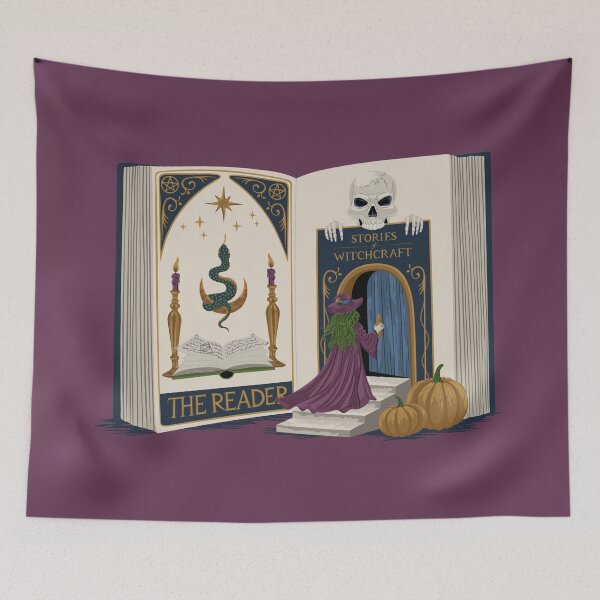 Item preview, Witch opens door to spellbook designed and sold by InkofNocturna.