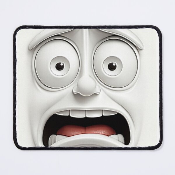 Item preview, scared face designed and sold by GraphicStyleX.
