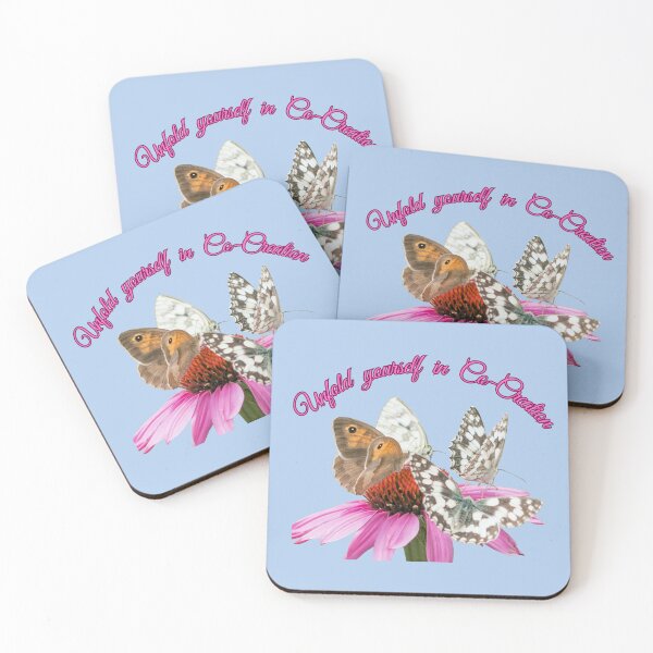 Item preview, Butterflies on Echinacea – Unfold yourself in co-creation | Inspiration & Joy of Life designed and sold by Katja LebenFreude.