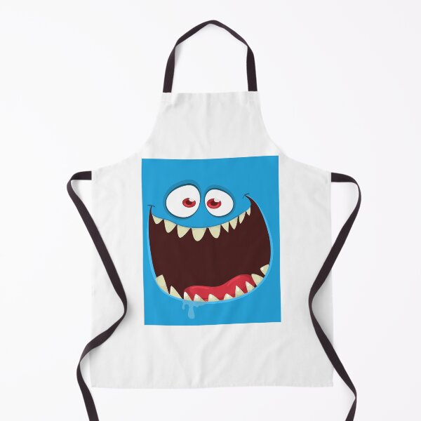Item preview, blue monster face designed and sold by GraphicStyleX.