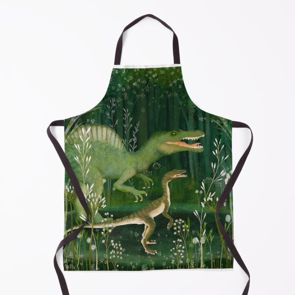Item preview, Walking with Dinosaurs - Spinosaurus and Compsognathus designed and sold by Katherine Quinn Illustration.