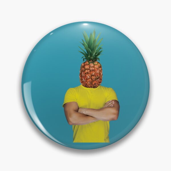 Item preview, Pineapple Head – Quirky Illustration of Man with Pineapple as Head designed and sold by pineappledizajn.