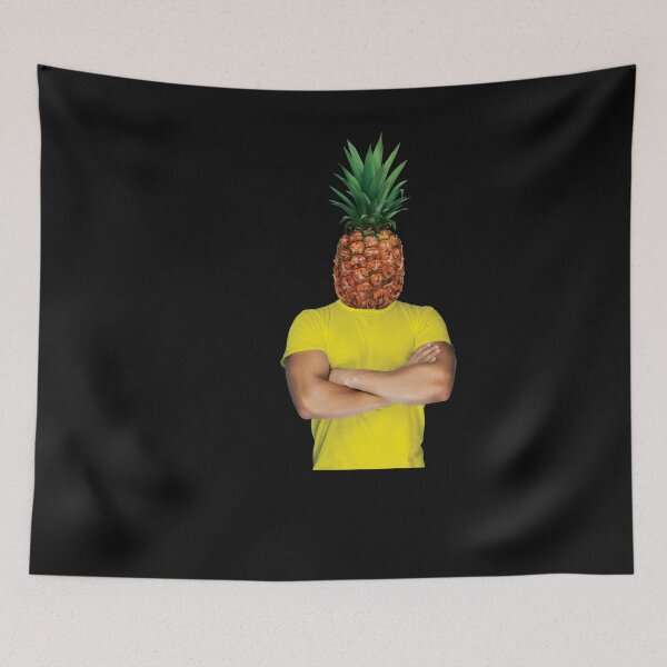 Item preview, Pineapple Head – Quirky Illustration of Man with Pineapple as Head designed and sold by pineappledizajn.