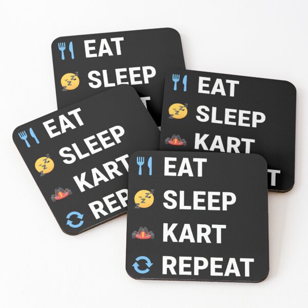 Item preview, Eat sleep Kart repeat Classic T-shirt-Eat Sleep Kart Repeat | Minimal Go Kart Design | Racing Lifestyle Quote designed and sold by CuteOasis.