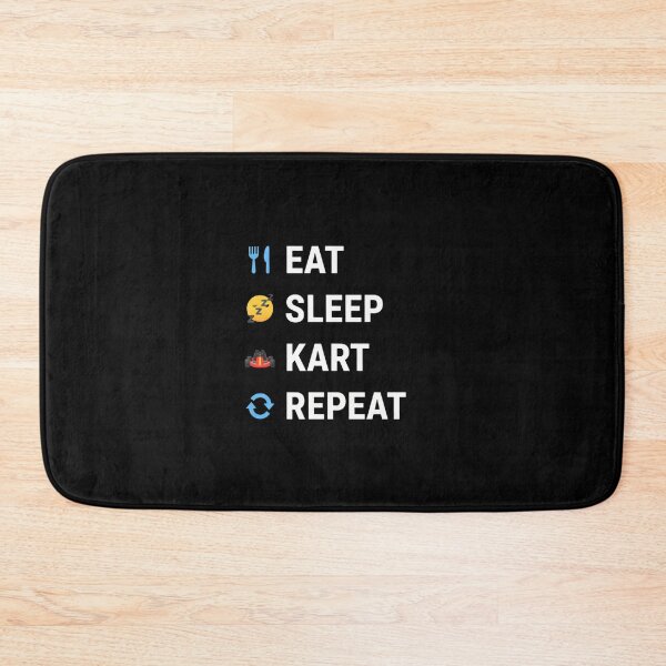 Item preview, Eat sleep Kart repeat Classic T-shirt-Eat Sleep Kart Repeat | Minimal Go Kart Design | Racing Lifestyle Quote designed and sold by CuteOasis.