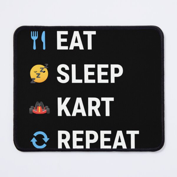 Item preview, Eat sleep Kart repeat Classic T-shirt-Eat Sleep Kart Repeat | Minimal Go Kart Design | Racing Lifestyle Quote designed and sold by CuteOasis.