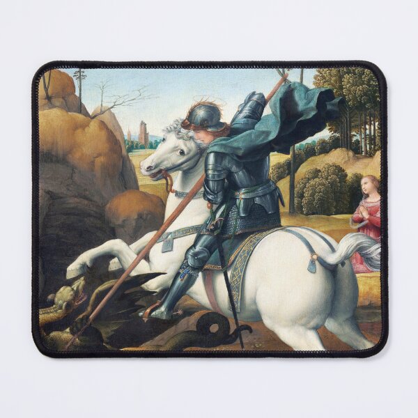 Item preview, St George and the dragon designed and sold by TwoMagpiesShop.