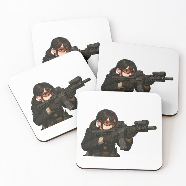 Item preview, PEW PEW GIRL – Cute, Loud, and Ready to Fire designed and sold by RAWLIFEGRAPHIC.