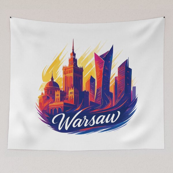 Item preview, Warsaw, magnificent capital of Poland, Polska, a gift designed and sold by Pineapple-Tree.