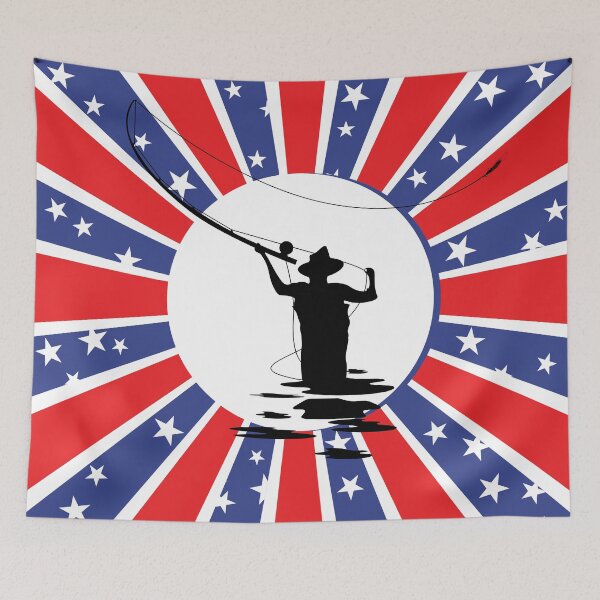 Artikelvorschau, Fly Fishing USA v2 entworfen und verkauft von HectorCantres.