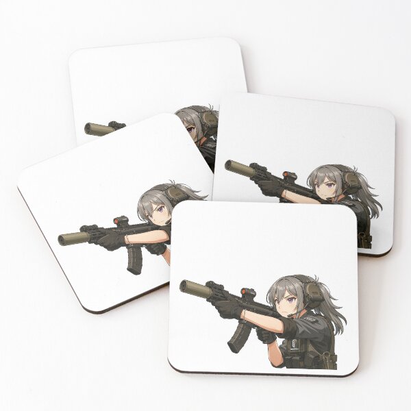 Item preview, PEW PEW GIRL – Cute, Loud, and Ready to Fire designed and sold by RAWLIFEGRAPHIC.