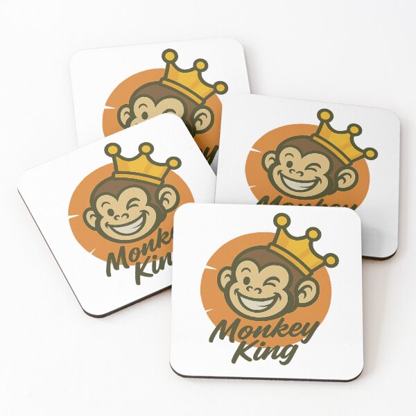 Item preview, Winking Monkey King Logo designed and sold by allisAlie.