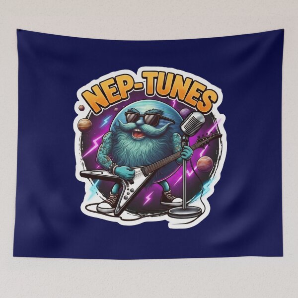 Item preview, Interstellar Nep-Tunes Dad Joke Humor designed and sold by PunStitch.