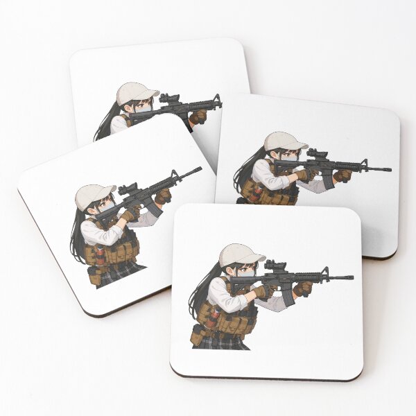 Item preview, PEW PEW GIRL – Cute, Loud, and Ready to Fire designed and sold by RAWLIFEGRAPHIC.