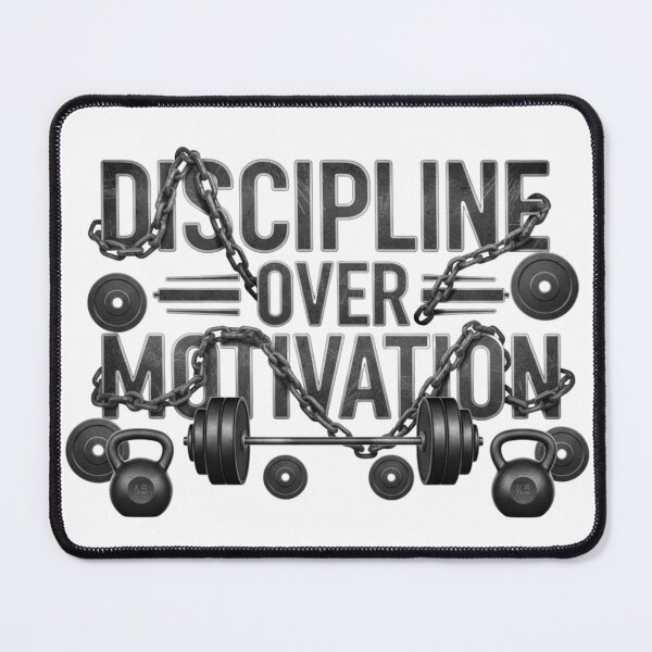 Item preview, Discipline Over Motivation – Consistency Wins designed and sold by MedIA-store.