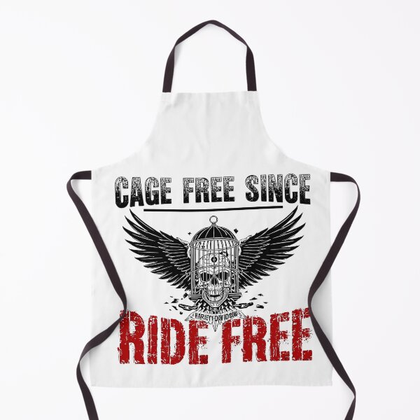 Item preview, Cage Free Since Ride Free - Rebel Motorcycle Broken Chains Eagle Wings designed and sold by MotoRebel.