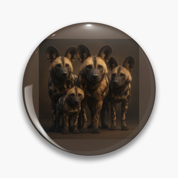 Item preview, African Wild Dog Pack – GeoWild Family Unity designed and sold by GeoWild Designs.