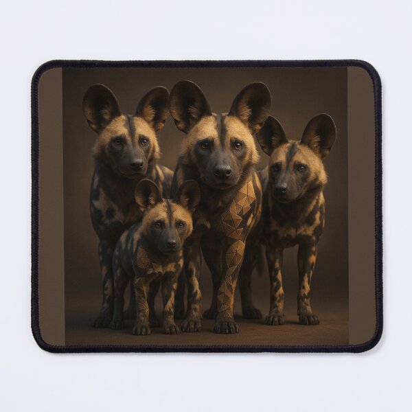 Item preview, African Wild Dog Pack – GeoWild Family Unity designed and sold by GeoWild Designs.