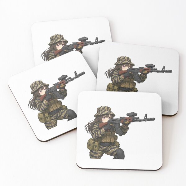 Item preview, PEW PEW GIRL – Cute, Loud, and Ready to Fire designed and sold by RAWLIFEGRAPHIC.