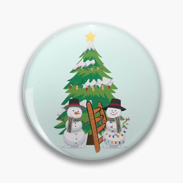 Item preview, Snowmen Decorating Christmas Tree designed and sold by LadyInEverGreen.