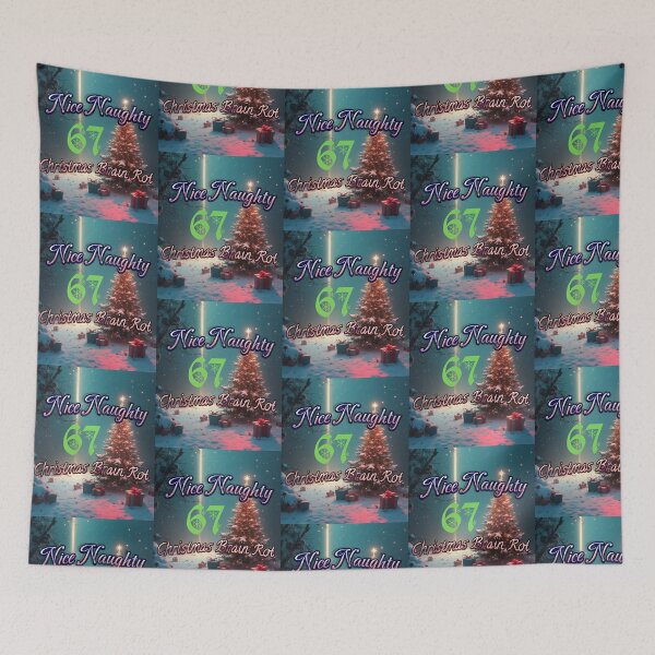 Item preview, Nice Naughty 67 Christmas Brain Rot designed and sold by Tom-Apex-Art.