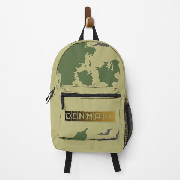 Item preview, Denmark Map ( do u see man,fish and sea horse) designed and sold by Jagensam.