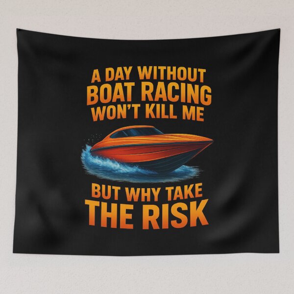 Item preview, Boat Racing Funny Orange designed and sold by ChristinasMess.
