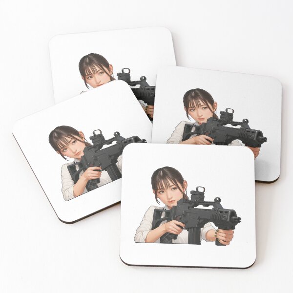 Item preview, PEW PEW GIRL – Cute, Loud, and Ready to Fire designed and sold by RAWLIFEGRAPHIC.
