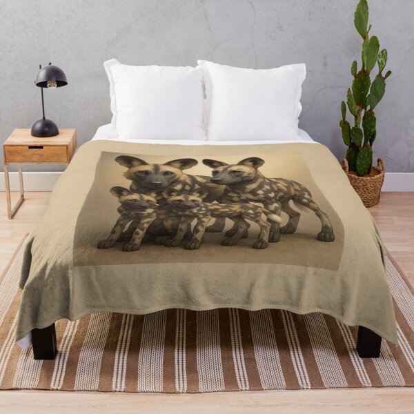 Item preview, African Wild Dog Pack – GeoWild Unity & Family Bond designed and sold by GeoWild Designs.