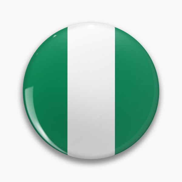 Item preview, Nigeria Flag Round Design designed and sold by NTGUILTY.